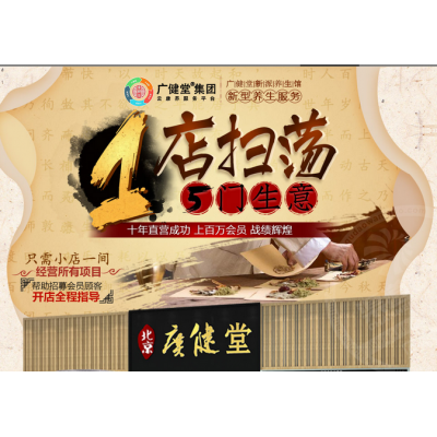 广健堂新派养生馆项目加盟介绍图3
