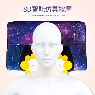 厂家直销颈椎按摩器按摩枕多功能电动按摩器家用全身按摩靠垫定制图2