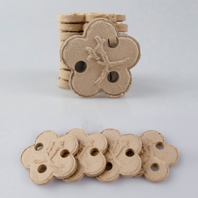 批发五年艾绒饼艾灸盒随身灸家用加热仪器熏蒸仪心形圆形梅花艾饼图3