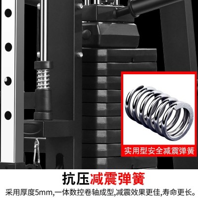 史密斯机综合训练器家用商用卧推深蹲架飞鸟龙门架多功能组合器材图2