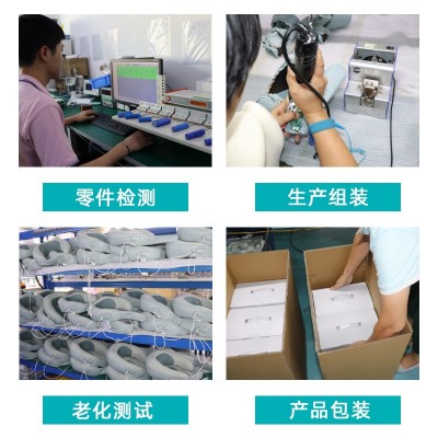 U型按摩枕 便携护颈颈部揉捏颈椎按摩器仿真人热敷颈肩按摩仪  2台图4