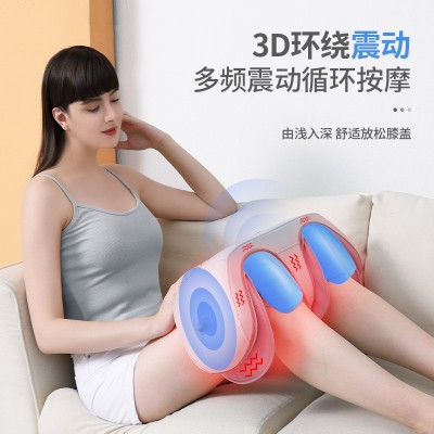 膝部按摩仪护膝震动气囊老寒腿膝关节小腿腿部按摩加热膝盖 按摩器  1台图2
