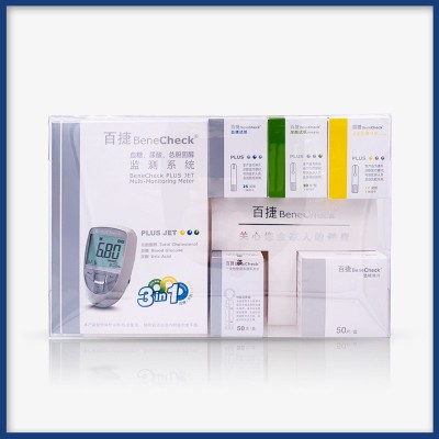 中国台湾百捷蓝牙分析仪尿酸总胆固醇血糖检测仪器精准家用蓝牙版  2套图5