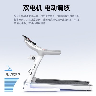 立久佳R8家用跑步机室内多功能电动折叠走步机户外运动健身器材  2台图2