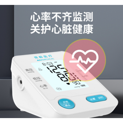 外贸上臂式电子血压测量仪血压计家用健康心率监测仪 FDA CE认证  2个图3