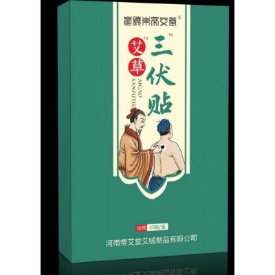 帝艾堂三伏贴穴位灸艾灸贴冬病夏治艾叶贴艾草贴厂家批发艾灸贴2个图4