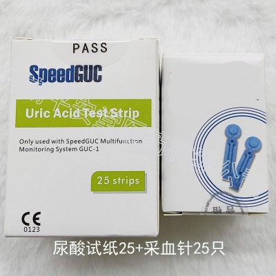 血糖尿酸胆固醇分析仪英文外贸 家用中生康三合一尿酸检测仪跨境图2