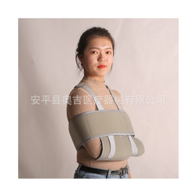 包裹式手臂前臂吊带骨折护具肘关节肩关节脱臼透气固定带图5