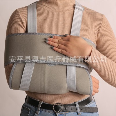 包裹式手臂前臂吊带骨折护具肘关节肩关节脱臼透气固定带图3