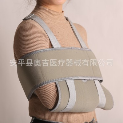 包裹式手臂前臂吊带骨折护具肘关节肩关节脱臼透气固定带图4