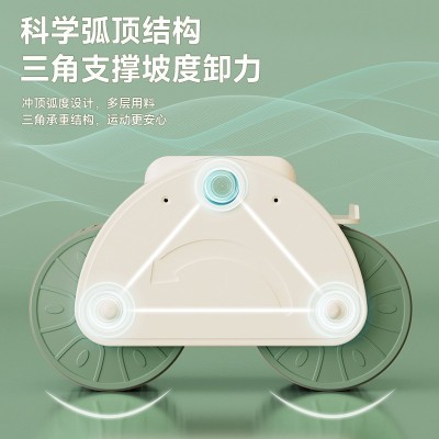 新款健腹轮自动回弹家用健身器材腹肌轮锻炼腹肌训练器肘撑健腹轮图3