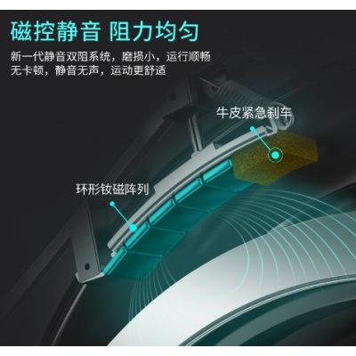 磁控智能动感单车家用室内健身车健身房器材减肥超静音运动自行车图4
