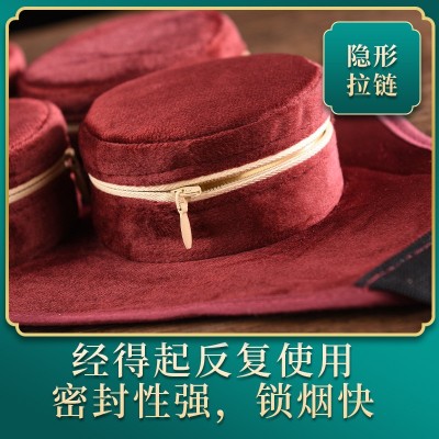 批发多联艾灸盒 家用纯铜无烟悬灸随身灸艾灸衣厂家直供艾灸布套图3