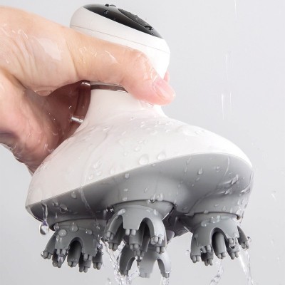3D智能新款充电防水头部按摩器 电动头皮按摩器仪图3