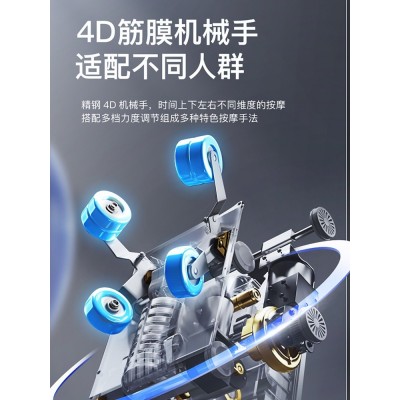 志高SL导轨4D声控按摩椅家用全身上下游走豪华太空舱多功能沙发图4