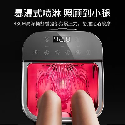 德国杀菌泡脚桶全自动按摩电动加热恒温家用过小腿足浴盆洗脚神器图2