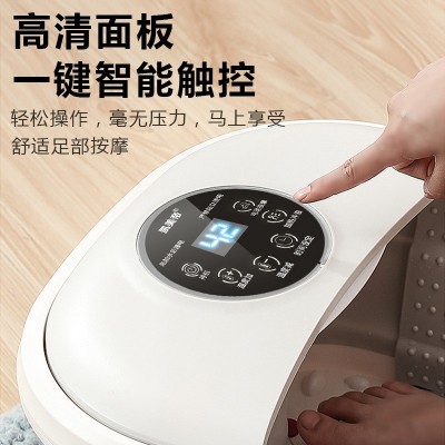 折叠足浴盆泡脚桶气泡冲浪家用按摩洗脚盆加热电动恒温小型批发图2