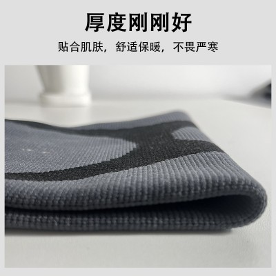 薄款透气针织护膝跑步篮球运动防滑护膝男士骑行款护膝图3
