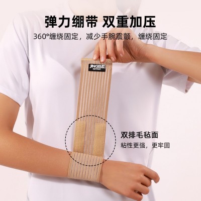 JINGBA SUPPORT 护腕 举重健身训练加压护腕带 护手腕批发厂家图4