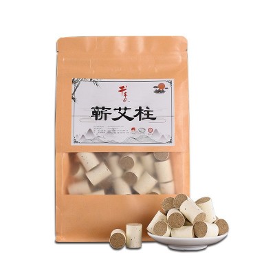 正宗蕲艾柱批发纯艾绒手工艾灸条艾草艾叶艾灸罐家用湖北蕲春厂家图5