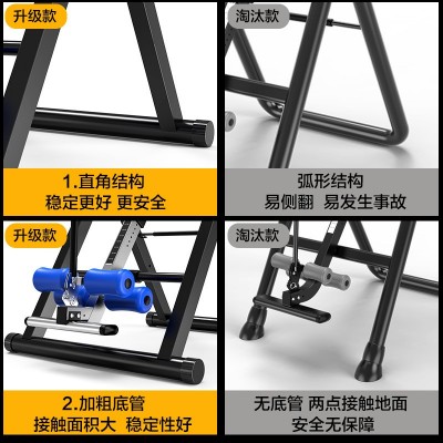 家用倒挂器倒立拉伸器室内倒吊辅助瑜伽体育用品健身器材倒立机图3