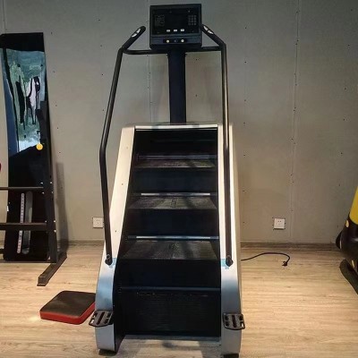 商用楼梯机有氧攀爬机登山机健身房爬楼机台阶机爬行机风阻划船器图2