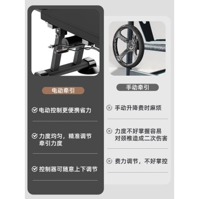 智能电动增高长高神器拉腿拉伸器健身家用颈椎腰椎牵引倒挂倒立机图5