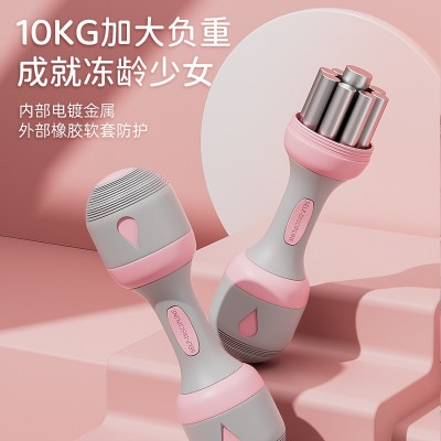 哑铃女士健身家用小哑铃可调节重量瘦手臂减肥器材儿童练臂肌亚铃图3