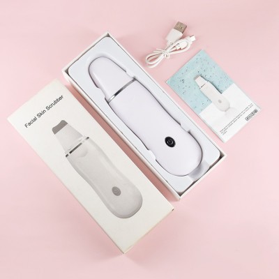 家用洁面铲皮机美白超声波黑头铲美容仪器器脸部清洁去粉刺铲皮机图4