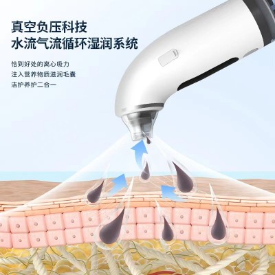 新款小气泡美容仪脸部清洁毛孔粉刺吸黑头家用电动去黑头美容仪器图2