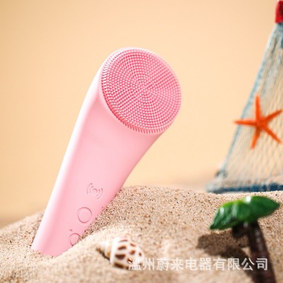 二合一电动硅胶洁面刷硅胶洗脸刷洁面仪电动洗脸器声波振动加热图2
