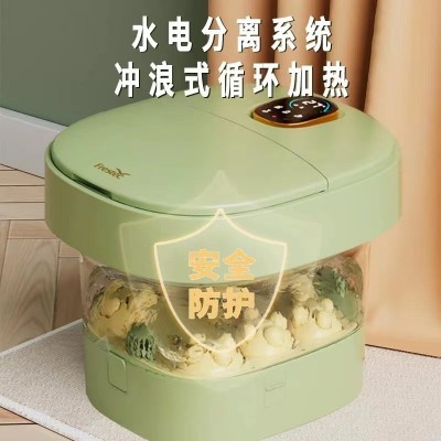 新款可折叠泡脚桶足浴盆全自动洗脚盆电动按摩加热家用恒温足疗机图5