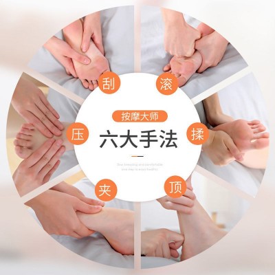 全自动足疗机足部按摩器气囊包裹脚底滚轮家用多功能加热美足宝图4