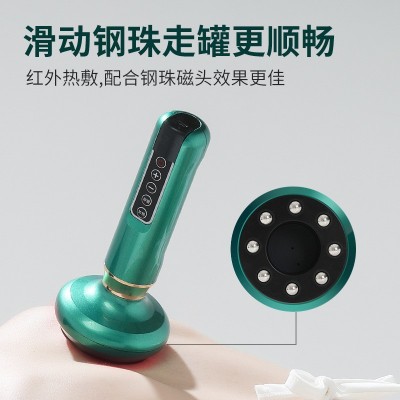 跨境真空拔罐刮痧仪器电动呼吸加热刮痧仪经络疏通按摩仪吸痧仪器图3