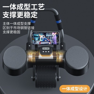 肘撑式自动回弹健腹轮收腹肌健身新款神器材男士家用练支撑卷腹部图2
