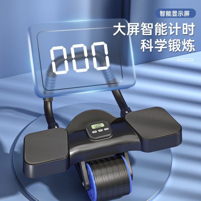 健腹轮自动回弹收腹腹肌新款肘撑式平板支撑男士练神器健身卷腹滚图3