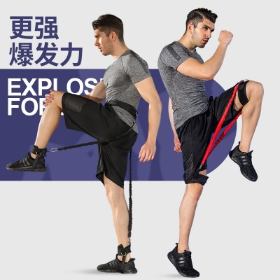 拳击MMA跆拳道弹力绳篮球弹跳力量腿部训练爆发力阻力带健身器材图3
