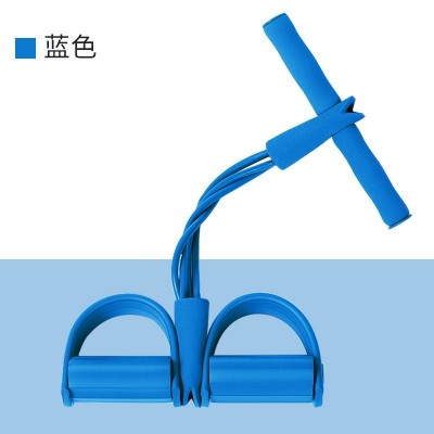 脚蹬拉力器四管减肚子仰卧起坐辅助器女健身瑜伽器材家用卷腹绳图5