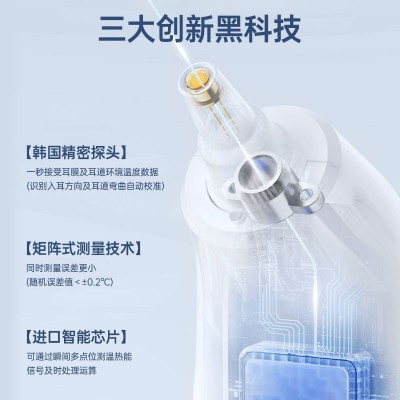 韩国现代医用手持体温枪非接触红外线测温仪电子额温枪家用体温计图2