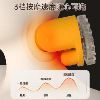 跨境护颈椎按摩仪SKG肩颈部U型按摩枕加热便携充电脖子按摩器代发图3