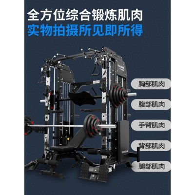 史密斯机综合训练器商用龙门架深蹲架健身家用卧推多功能史密斯架