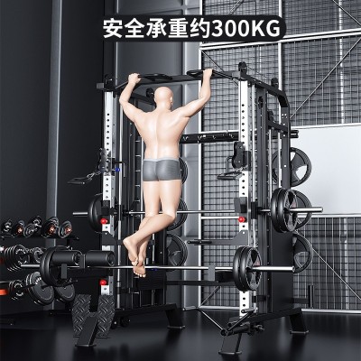 史密斯机综合训练器商用龙门架深蹲架健身家用卧推多功能史密斯机图4