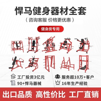 悍马健身器材商用全套大型肩背胸臀腿力量器械健身器材健身房专用图4