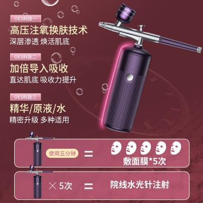 家用手持注氧仪 面j部高压喷雾补水仪 喷枪导入美容院批发图4