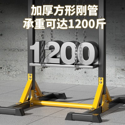 家用落地单杠室内引体向上器免打孔吊环儿童拉伸吊杠家庭健身器材图2