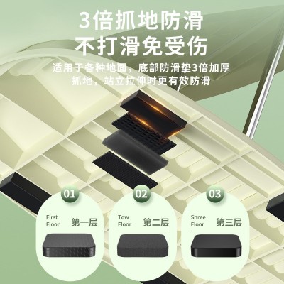 致佳折叠拉筋斜踏板档位调节拉伸健身器材小腿肌肉按摩磁石拉筋板图4