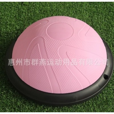 瑜伽波速球体操健身私运动弹跳球维秘燃脂训练批发半圆平衡球套装图2