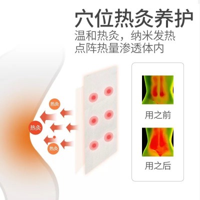 批发托玛琳可拆卸护腰艾灸保暖三个垫片自发热护腰带钢板护腰图2