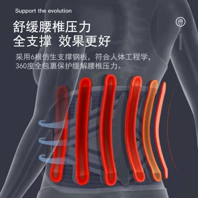 源头工厂腰椎透气间盘突出护腰带支撑钢板固定带护腰腰托图2