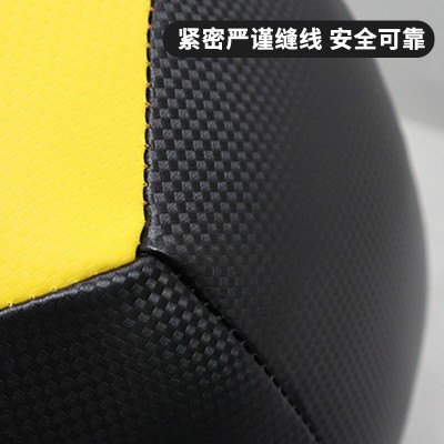 PU健身药球墙球男女深蹲练翘臀重力球核心力量训练非弹力药球软球图4